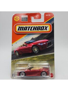 Matchbox 2021 Lexus LC 500 Red Convertible New For 2025 44/125